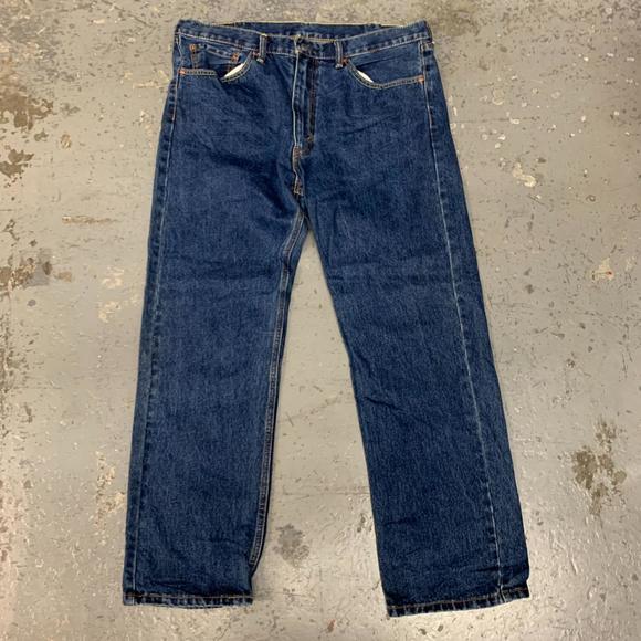 Levi's 505 Jeans Regular Straight Leg Fit W 38" L 30" - Picture 3 of 4